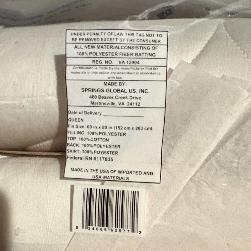 Serta Triple Protection Queen Mattress Pad - White